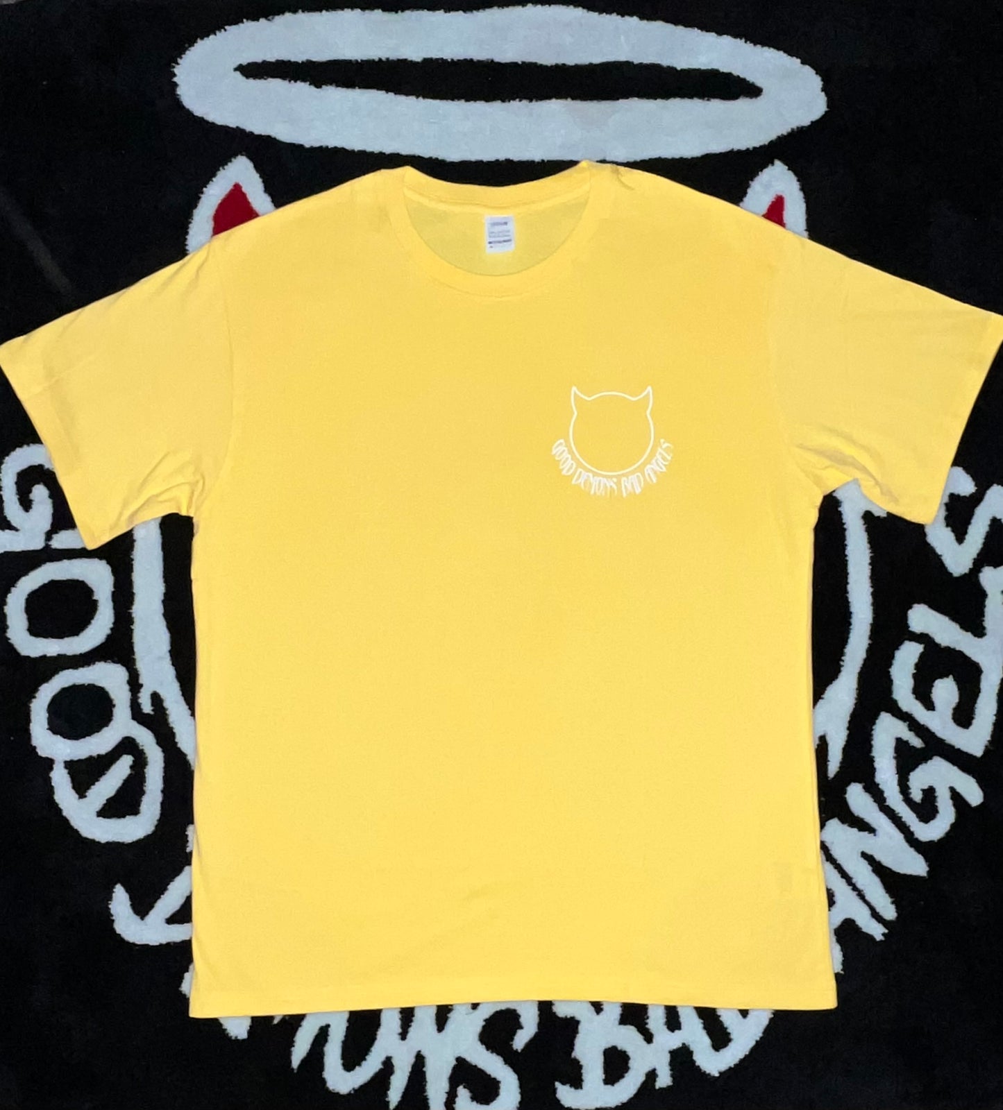 Basic logo yellow T shirt